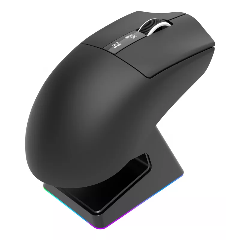 Oniverse - draadloze gamingmuis Vanguard + dock - Nocta zwart (PC)