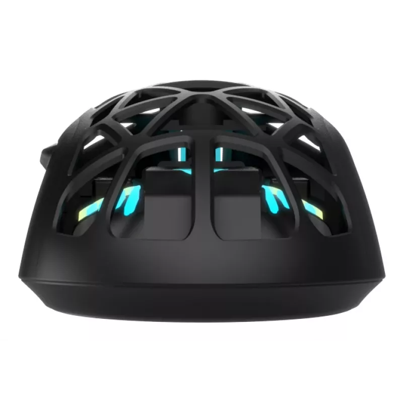 Oniverse - bedrade gamingmuis Kryo - Nocta zwart (PC), symmetrisch, optisch, USB Type-A, 13800 DPI, zwart