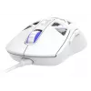 Oniverse - Bedrade gaming-muis Kryo - Luxion White (pc), dubbelhandig, optisch, USB Type-A, 13800 DPI, wit