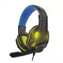 Steelplay HP47 headset bedraad hoofdband gaming zwart, geel