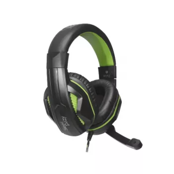 Steelplay bedrade stereoheadset - Hp-45 - zwart/groen (Xbox), bedraad, gaming, 20 - 20000 Hz, 274 g, headset, zwart, groen
