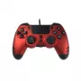 Lexip Metaltech - bedrade controller - robijnrood (multi), gamepad, PC, PlayStation 4, D-pad, home-knop, optieknop, share-knop, analoog/digitaal, meerkleurig, bedraad