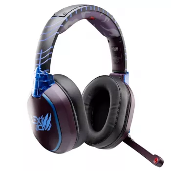 Lexip Madara “Destruction” Naruto Shippuden headset - Bluetooth, met afneembare microfoon - draadloos op PC, Nintendo Switch, Android, iOS en tablet - bedraad op PS4, PS5 en Xbox