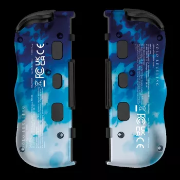 Lexip X CRUNCHYROLL - SUNG JIN-WOO TWIN PADS WL, gamepad, Nintendo Switch 2, steekkruis, richtingtoetsen, analoog/digitaal, draadloos, blauw, wit