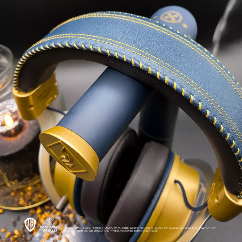 Lexip Assassin's Creed Shadows headsetstandaard - X Ubisoft, headsetstandaard, blauw, goud
