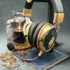 Lexip Assassin's Creed Shadows headsetstandaard - X Ubisoft, headsetstandaard, blauw, goud