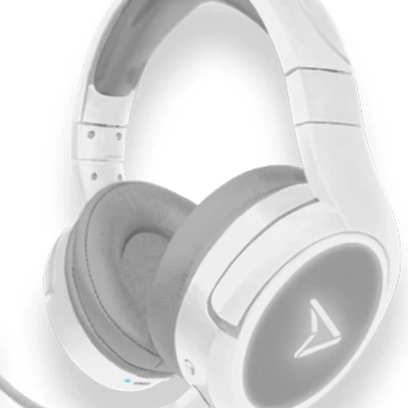 Steelplay Bluetooth-headset Impulse White (Multi), bedraad & draadloos, gaming, 20 - 20000 Hz, 305 g, headset, lichtgrijs, wit