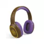Steelplay Adventure Magic headset (Switch/PC/Mac/mobiel), bedraad & draadloos, gaming, 20 – 20000 Hz, 175 g, headset, bruin, paars