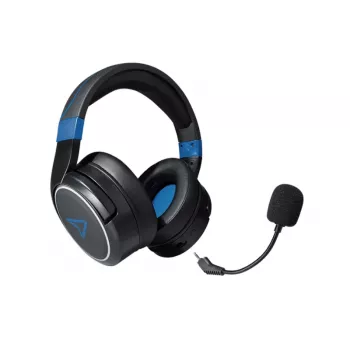 Lexip Metaltech headset – draadloos, lage latentie, 32 u accuduur – kobaltblauw
