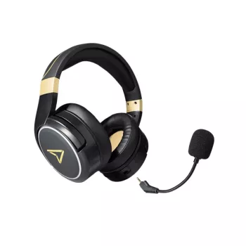 Lexip Metaltech headset – draadloos met lage latentie, 32 uur accuduur – Radiance Gold