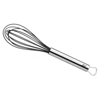 WMF ballongarde 25 cm Profi Plus, zwart, roestvrij staal, silicone, roestvrij staal, 250 mm