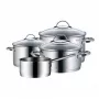 WMF Provence Plus pannenset 4-delig, roestvrij staal