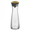 WMF Basic waterkan 1,0 goud design, kan, 1 L, goud, zwart, transparant, glas, rond, Köhler & Wilms