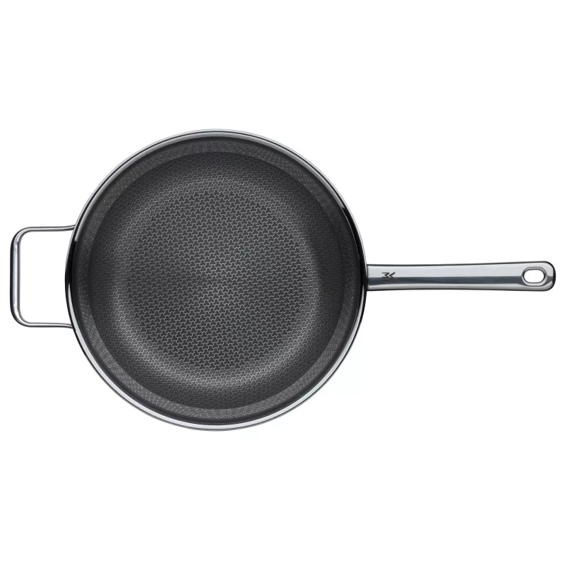 WMF 1756486411 zwart, roestvrij staal aluminium, roestvrij staal