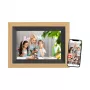 Braun DigiFrame 10B digitale fotolijst zwart, hout 25,6 cm (10,1 inch) touchscreen Wi-Fi