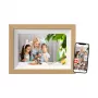 Braun DigiFrame 10W digitale fotolijst wit, hout 25,6 cm (10,1 inch) touchscreen wlan