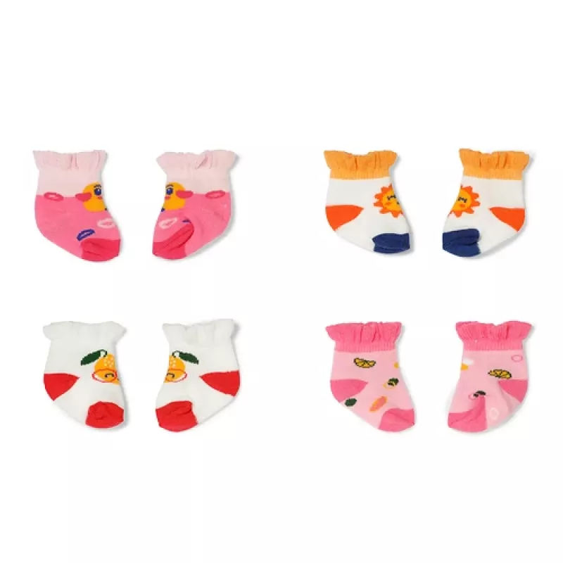 BABY born sokken 2-pack assorti 43cm poppensokken