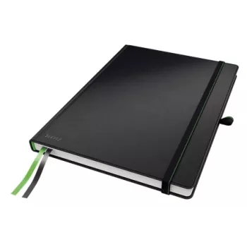 Leitz notebook Complete A4 geruit 96 gram 80 vel, zwart, A4, 80 vel, 96 g/m², geruit papier, hardcover