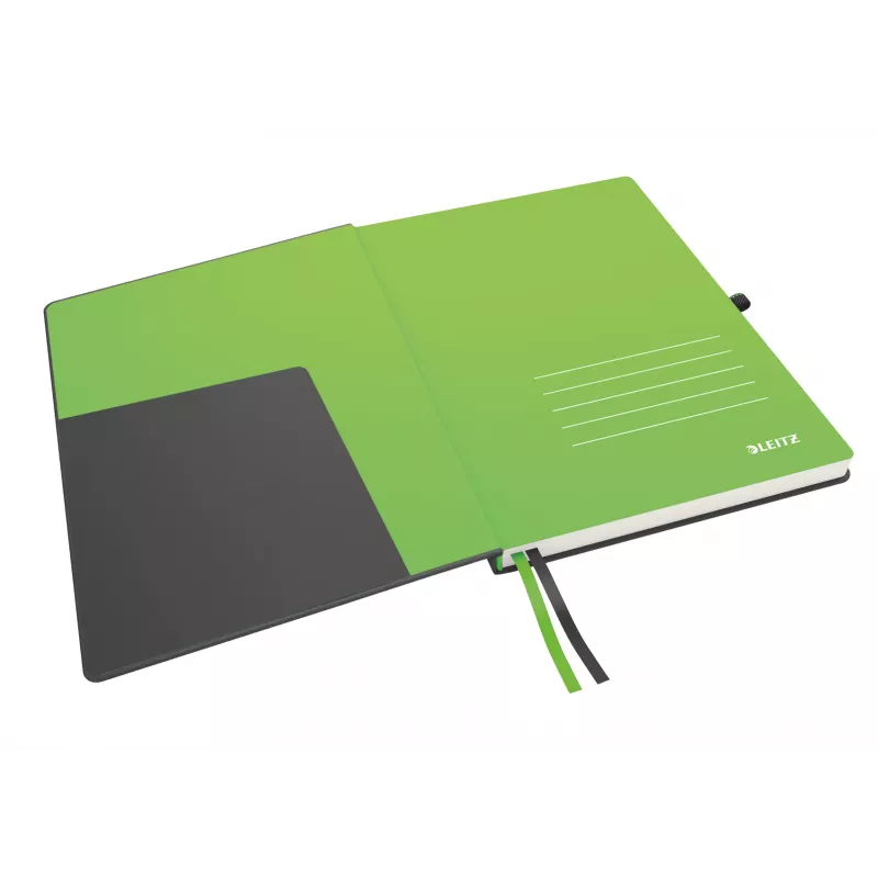 Leitz notebook Complete A4 gelinieerd 96 g 80 vel, zwart, A4, hardcover