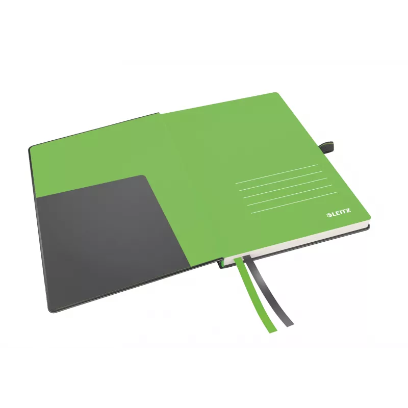 Leitz notitieboek Complete A5 gelinieerd 96 g 80 vel, zwart, A5, hardcover