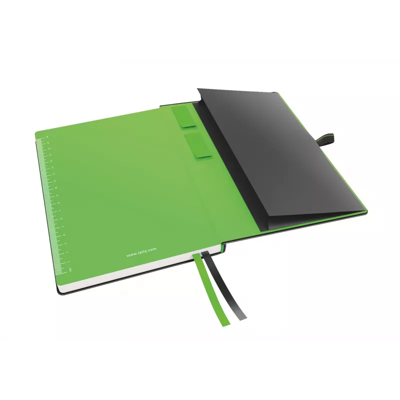 Leitz notitieboek Complete A5 gelinieerd 96 g 80 vel, zwart, A5, hardcover