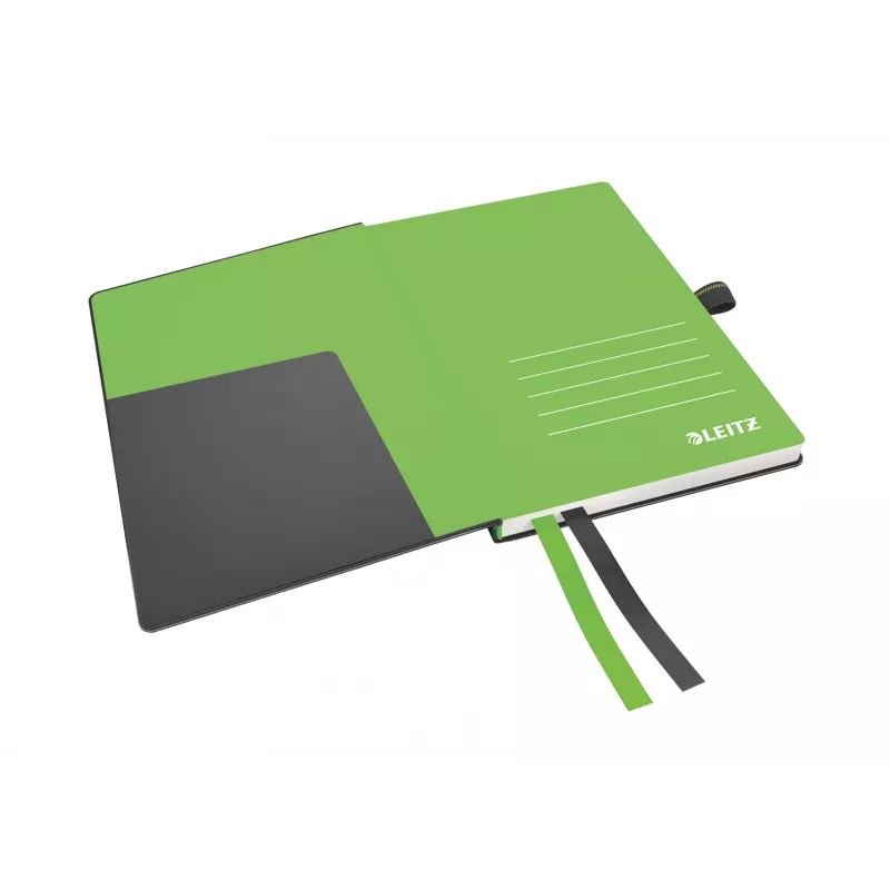 Leitz notebook Complete A6 gelinieerd 96 g 80 vel, zwart, A6, hardcover