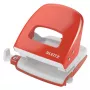 Leitz perforator 5008 NeXXt, 2-voudig 30 vel, 30 vel, rood, metaal, 8 cm, A6, 5,5 mm