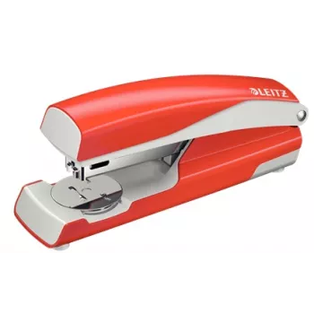 Leitz NeXXt nietmachine, 30 vel, 30 vel, rood, zilver, 24/6, metaal, kunststof, 80 g/m², bovenlader