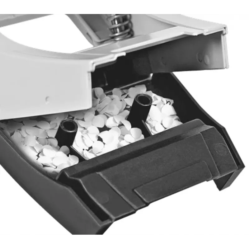 Leitz NeXXt perforator WOW mini 2-voudig / 10 vel, 10 vel, blauw, kunststof, 8 cm, 5,5 mm, A4