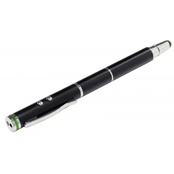 Leitz Stylus pennen 4 in one Complete voor touchscreen-apparaten, universeel, merkencompatibiliteit, zwart, iPad, messing, silicone, LR41