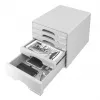 Leitz ladekast Plus 5-drawer, 5 laden, kunststof, grijs, 287 x 363 x 270 mm