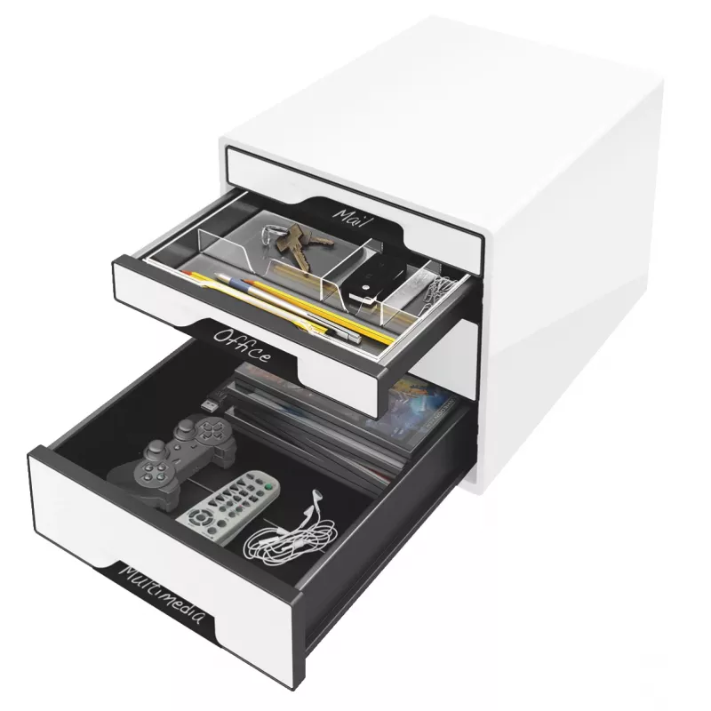 Leitz 52520001 bureaulade-organizer polystyreen zwart, wit