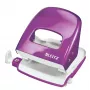 Leitz NeXXt perforator WOW 5008 metaal 2-voudig / 30 vel, 30 vel, paars, metaal, 8 cm, 5,5 mm, A5