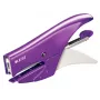 Leitz WOW niettang, 15 vel, violet, P2, nr. 10, 80 g/m², 4,95 cm, achter