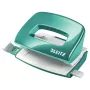 Leitz NeXXt perforator WOW Mini 2-voudig / 10 vel, 10 vel, turquoise, grijs, kunststof, 8 cm, 5,5 mm, A4