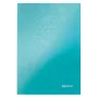 Leitz WOW notitieboek A5 geruit met hardcover, dessin, blauw, A5, 80 vel, 80 g/m², geruit papier