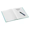 Leitz WOW notitieboek A5 geruit met hardcover, dessin, blauw, A5, 80 vel, 80 g/m², geruit papier