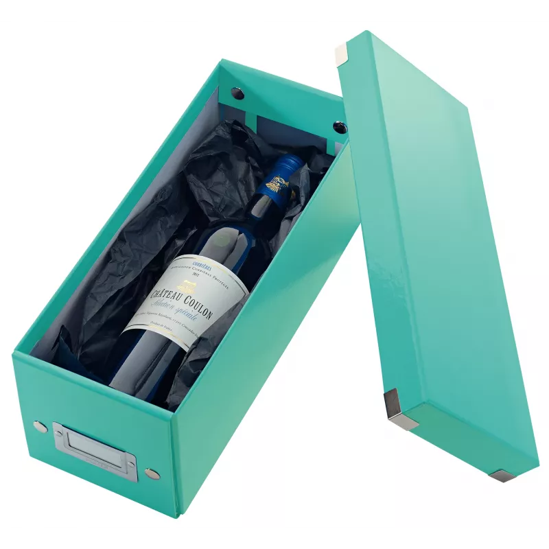 Leitz Click & Store WOW cd-opbergbox, turquoise, karton, 143 mm, 352 mm, 136 mm, 440 g