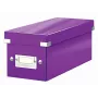 Leitz Click & Store WOW cd-opbergbox, paars, karton, 440 g