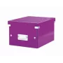 Leitz Click & Store WOW kleine opbergbox, paars, karton, 540 g