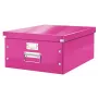 Leitz Click & Store WOW grote opbergbox, roze, karton, nikkel, 369 mm, 482 mm, 200 mm