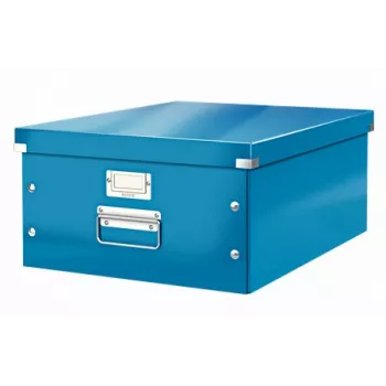 Leitz Click & Store WOW grote opbergbox, blauw, karton, 1,28 kg