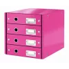 Leitz Click & Store WOW ladekast (4 laden), roze, karton, 2,49 kg
