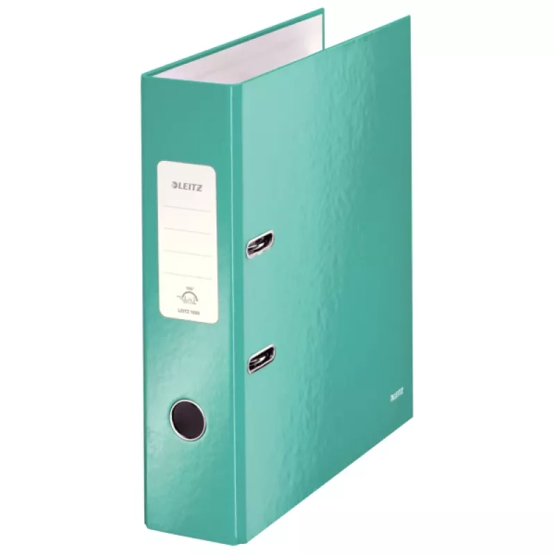 Leitz hefboomordner 180° WOW POB/laminaat A4/80 mm, A4, karton, turquoise, 600 vel, 80 g/m², 8 cm