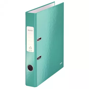 Leitz hefboomordner 180° WOW POB/laminaat A4/50 mm, A4, karton, turquoise, 350 vel, 80 g/m², 5 cm
