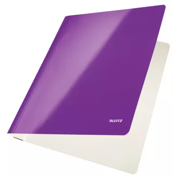 Leitz flach File karton/karton WOW A4, A4, karton, paars, 250 vel, 240 mm, 3 mm