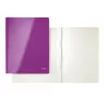 Leitz flach File karton/karton WOW A4, A4, karton, paars, 250 vel, 240 mm, 3 mm