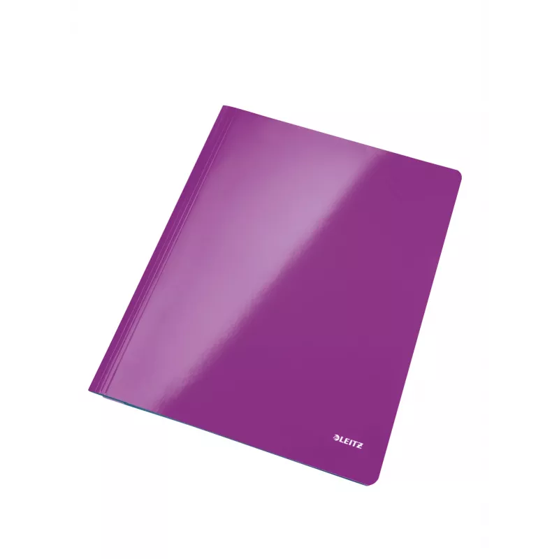 Leitz flach File karton/karton WOW A4, A4, karton, paars, 250 vel, 240 mm, 3 mm