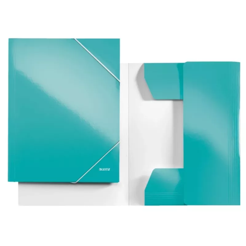 Leitz 3-klapmap WOW Card/POB A4, A4, polypropyleen (PP), groen, 250 vel, 80 g/m², papier