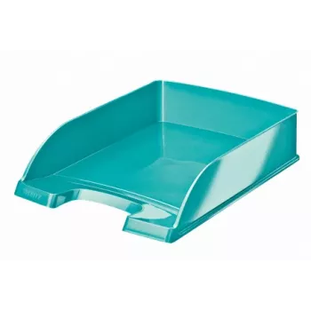 Leitz briefbak WOW, kunststof, blauw, A4, envelop, brief, notitie, papier, 242 x 330 x 60 mm, 255 x 357 x 70 mm